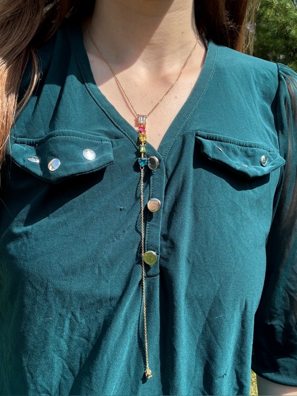 Kurt Geiger Rainbow Mix Necklace NWOT - Picture 14 of 14